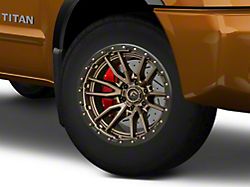 Fuel Wheels Rebel Matte Bronze 6-Lug Wheel; 18x9; 1mm Offset (04-15 Titan)