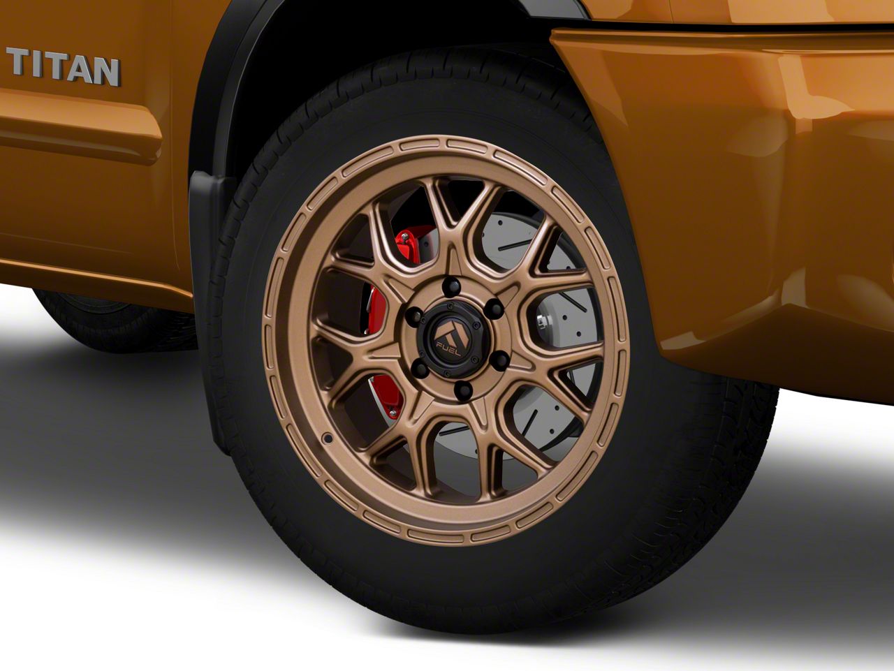 Fuel Wheels Titan Tech Matte Bronze 6-Lug Wheel; 20x10; -18mm Offset ...