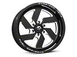 Fuel Wheels Triton Gloss Black Milled 6-Lug Wheel; 20x9; 20mm Offset (04-15 Titan)