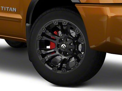 Fuel Wheels Vapor Matte Black 6-Lug Wheel; 20x10; -18mm Offset (04-15 Titan)