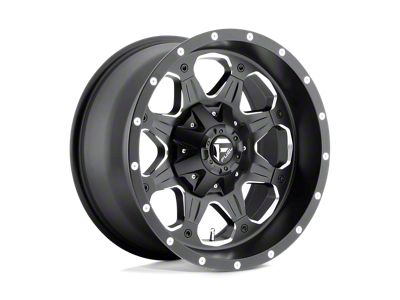 Fuel Wheels Boost Matte Black Milled 6-Lug Wheel; 20x9; 32mm Offset (05-21 Frontier)