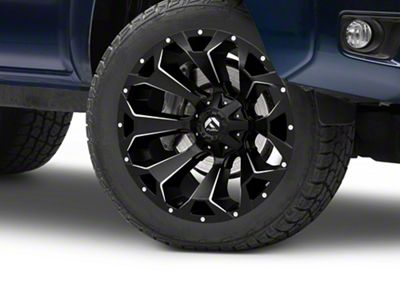 Fuel Wheels Assault Matte Black Milled 6-Lug Wheel; 22x10; -22mm Offset (05-15 Tacoma)
