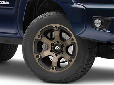 Fuel Wheels Beast Matte Black Double Dark Tint 6-Lug Wheel; 18x9; 19mm Offset (05-15 Tacoma)