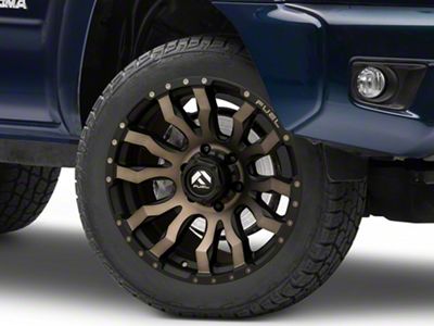 Fuel Wheels Blitz Matte Black Double Dark Tint 6-Lug Wheel; 20x9; 1mm Offset (05-15 Tacoma)