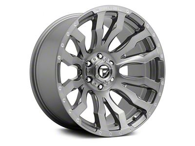 Fuel Wheels Blitz Platinum 6-Lug Wheel; 18x9; 20mm Offset (05-15 Tacoma)