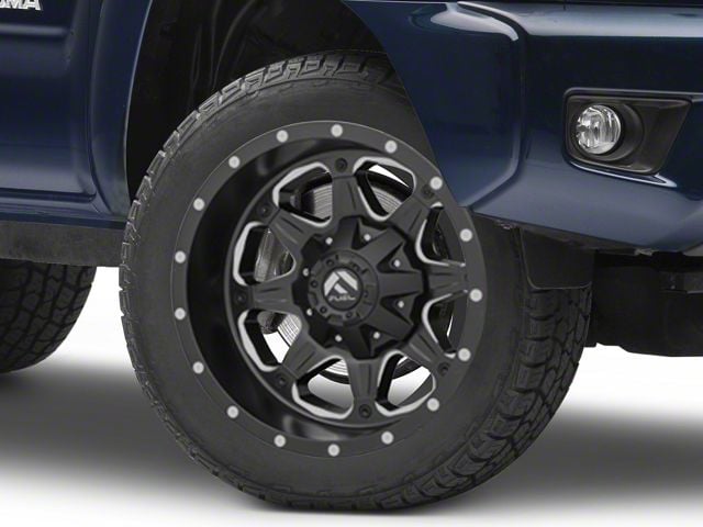 Fuel Boost Rims Fuel Wheels Tacoma Boost Matte Black Milled 6-Lug Wheel; 20x9; 20mm ...