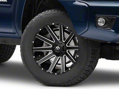 Fuel Wheels Contra Matte Black Milled 6-Lug Wheel; 18x9; -12mm Offset (05-15 Tacoma)