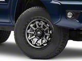 Fuel Wheels Covert Matte Gunmetal with Black Bead Ring 6-Lug Wheel; 17x8.5; 14mm Offset (05-15 Tacoma)