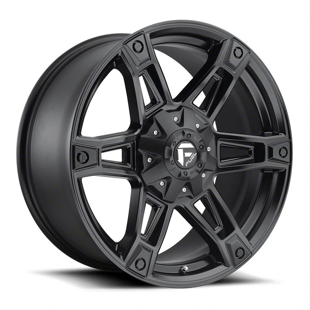 Fuel Wheels Tacoma Dakar Matte Black 6-Lug Wheel; 20x9; 1mm Offset ...