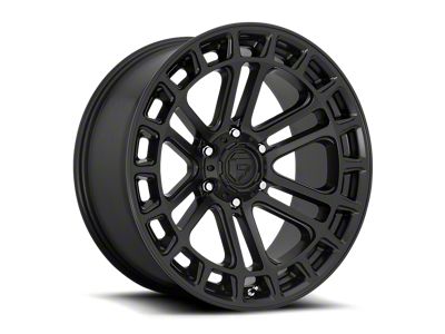 Fuel Wheels Heater Matte Black 6-Lug Wheel; 18x9; 1mm Offset (05-15 Tacoma)