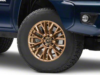 Fuel Wheels Rebar Platinum Bronze Milled 6-Lug Wheel; 17x9; 1mm Offset (05-15 Tacoma)