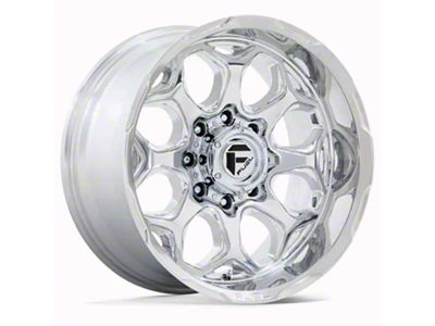 Fuel Wheels Scepter Polished Milled 6-Lug Wheel; 22x10; -18mm Offset (05-15 Tacoma)