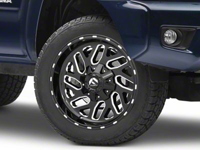 Fuel Wheels Triton Gloss Black Milled 6-Lug Wheel; 20x10; -19mm Offset (05-15 Tacoma)