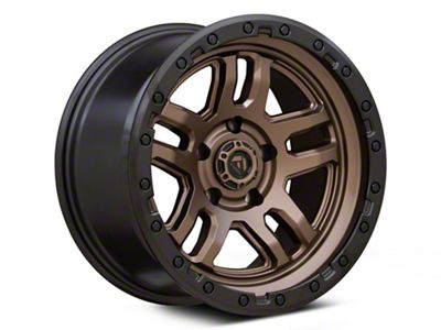Fuel Wheels Ammo Matte Bronze with Black Bead Ring 5-Lug Wheel; 20x9; 1mm Offset (07-13 Tundra)