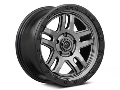 Fuel Wheels Ammo Matte Gunmetal with Black Bead Ring 5-Lug Wheel; 20x9; 1mm Offset (07-13 Tundra)