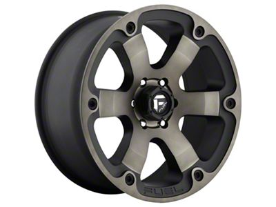 Fuel Wheels Beast Matte Black Double Dark Tint 5-Lug Wheel; 20x9; 20mm Offset (07-13 Tundra)
