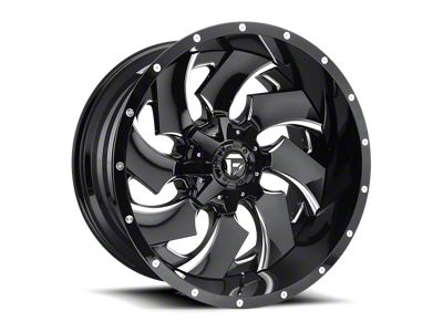 Fuel Wheels Cleaver Gloss Black Milled 5-Lug Wheel; 20x12; -44mm Offset (07-13 Tundra)