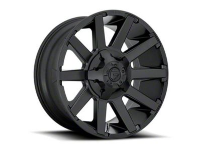 Fuel Wheels Contra Satin Black 5-Lug Wheel; 20x10; -18mm Offset (07-13 Tundra)