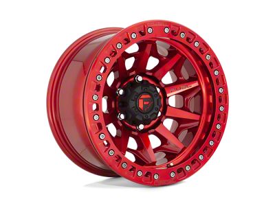 Fuel Wheels Covert Beadlock Candy Red 5-Lug Wheel; 17x9; -15mm Offset (07-13 Tundra)