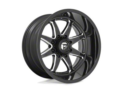 Fuel Wheels Hammer Gloss Black Milled 5-Lug Wheel; 22x10; -18mm Offset (07-13 Tundra)