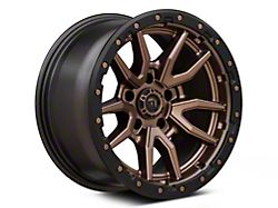 Fuel Wheels Rebel Matte Bronze with Black Bead Ring 5-Lug Wheel; 18x9; 20mm Offset (07-13 Tundra)