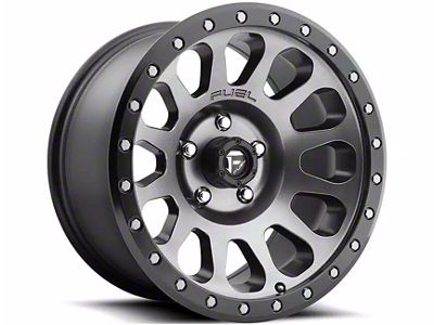 Fuel Wheels Vector Matte Gunmetal with Black Bead Ring 5-Lug Wheel; 20x9; 20mm Offset (07-13 Tundra)