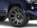 Fuel Wheels Contra Gloss Black Milled 6-Lug Wheel; 22x12; -43mm Offset (10-24 4Runner)