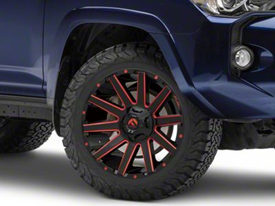 Fuel Wheels Contra Gloss Black with Red Tinted Clear 6-Lug Wheel; 20x9; 20mm Offset (10-24 4Runner)