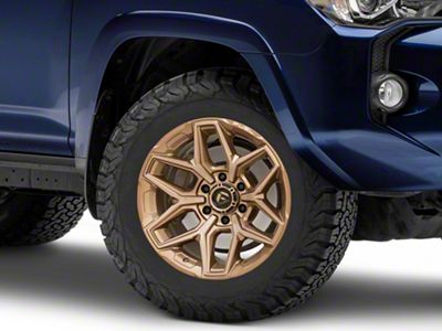Fuel Wheels Flux Platinum Bronze 6-Lug Wheel; 18x9; 20mm Offset (10-24 4Runner)