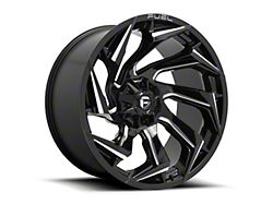 Fuel Wheels Reaction Gloss Black Milled 5-Lug Wheel; 20x10; -18mm Offset (14-21 Tundra)