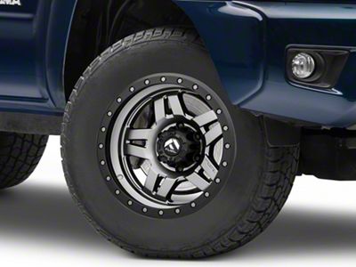 Fuel Wheels Anza Anthracite with Black Ring 6-Lug Wheel; 17x8.5; -6mm Offset (05-15 Tacoma)