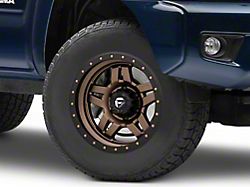 Fuel Wheels Anza Matte Bronze with Black Ring 6-Lug Wheel; 17x8.5; -6mm Offset (05-15 Tacoma)