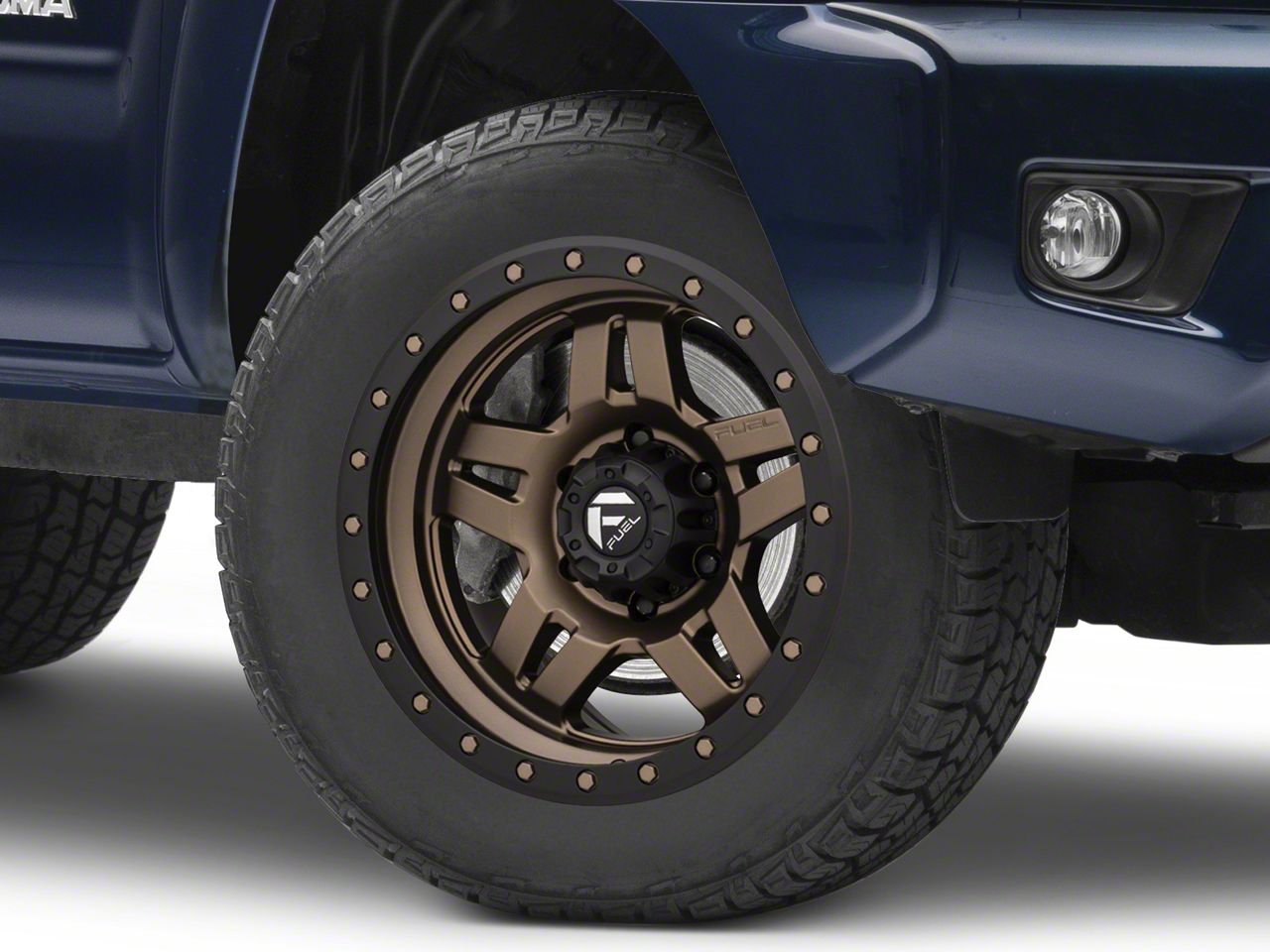 Fuel Wheels Tacoma Anza Matte Bronze w/ Black Ring 6-Lug Wheel