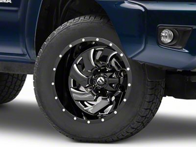 Fuel Wheels Cleaver Gloss Black Milled 6-Lug Wheel; 18x9; 1mm Offset (05-15 Tacoma)