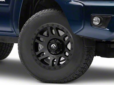Fuel Wheels Recoil Matte Black 6-Lug Wheel; 17x8.5; 7mm Offset (05-15 Tacoma)
