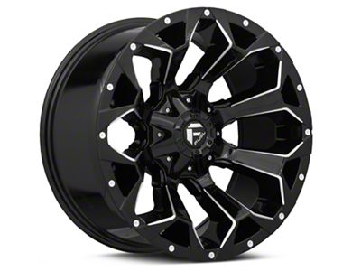 Fuel Wheels Assault Gloss Black Milled 5-Lug Wheel; 20x10; -18mm Offset (07-13 Tundra)