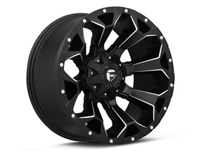 Fuel Wheels Assault Satin Black Milled 5-Lug Wheel; 20x10; -18mm Offset (07-13 Tundra)