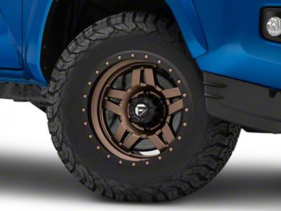 Fuel Wheels Anza Matte Bronze with Black Ring 6-Lug Wheel; 17x8.5; -6mm Offset (16-23 Tacoma)