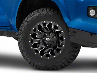 Fuel Wheels Assault Satin Black Milled 6-Lug Wheel; 17x9; -12mm Offset (16-23 Tacoma)