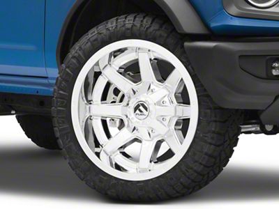 Fuel Wheels Maverick Chrome 6-Lug Wheel; 22x10; 10mm Offset (22-25 Bronco Raptor)
