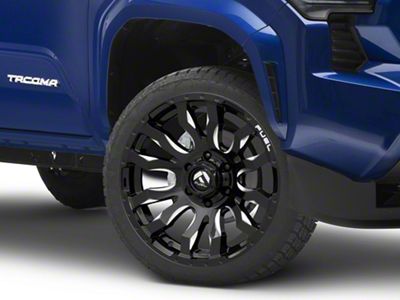 Fuel Wheels Blitz Gloss Black Milled 6-Lug Wheel; 22x12; -44mm Offset (24-25 Tacoma)