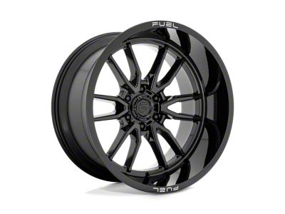 Fuel Wheels Clash Gloss Black 6-Lug Wheel; 22x12; -44mm Offset (24-25 Tacoma)