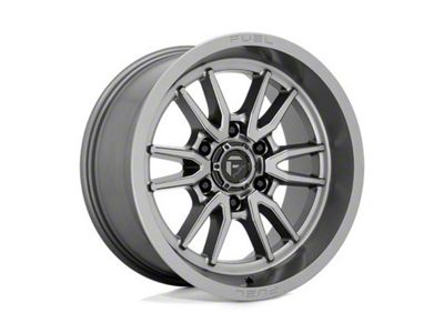 Fuel Wheels Clash Gunmetal 6-Lug Wheel; 17x9; -12mm Offset (24-25 Tacoma)