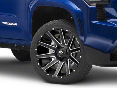 Fuel Wheels Contra Gloss Black Milled 6-Lug Wheel; 22x10; -19mm Offset (24-25 Tacoma)