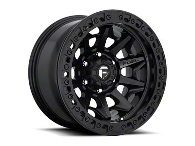 Fuel Wheels Covert Beadlock Matte Black 6-Lug Wheel; 17x9; -15mm Offset (24-25 Tacoma)