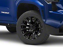 Fuel Wheels Flame Blackout 6-Lug Wheel; 20x9; 20mm Offset (24-26 Tacoma)