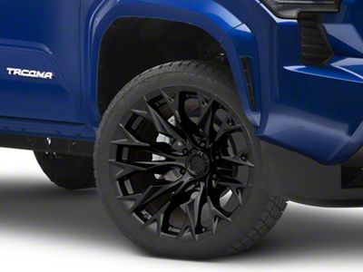 Fuel Wheels Flame Blackout 6-Lug Wheel; 22x10; -18mm Offset (24-25 Tacoma)