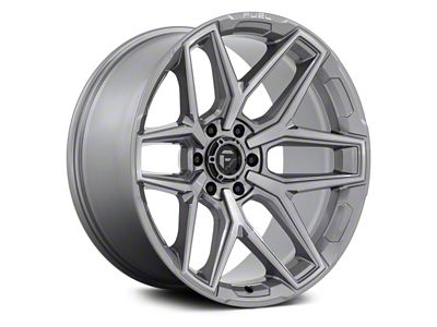 Fuel Wheels Fusion Forged Flux Platinum 6-Lug Wheel; 17x9; -12mm Offset (24-25 Tacoma)
