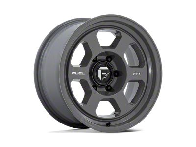 Fuel Wheels Hype Battleship Gray 6-Lug Wheel; 17x8.5; 10mm Offset (24-25 Tacoma)