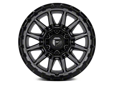 Fuel Wheels Piston Matte Gunmetal with Gloss Black Lip 6-Lug Wheel; 17x9; -12mm Offset (24-25 Tacoma)